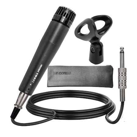 5 Core 5 Core Handheld Microphone For Singing - Dynamic Neodymium Cardioid Unidirectional Vocal Metal Mic ND-57X